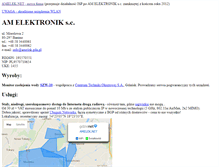 Tablet Screenshot of amelek.gda.pl
